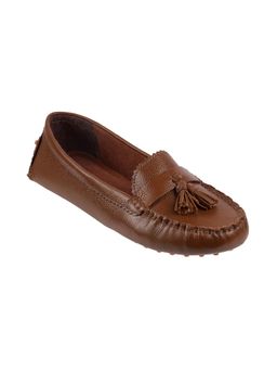 Catwalk - Women Stylised Moccasins - Tan