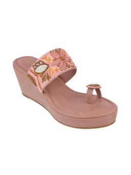 Catwalk - Women Stylised Wedges Heels - Pink
