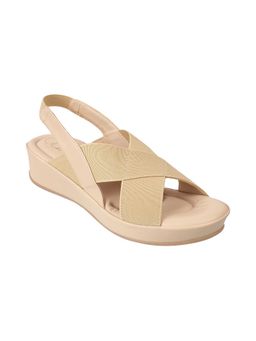 Catwalk - Women Stylised Platforms Sandals - Beige
