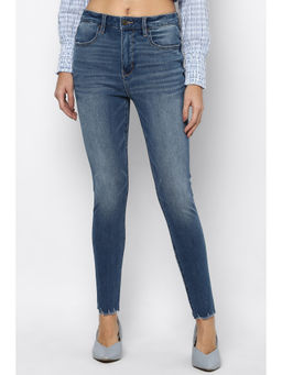 American Eagle - Women Blue Dream Super Mid-Rise Jeans