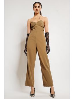 FREAKINS - Olive Brown Jumpsuit