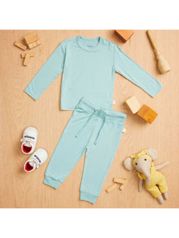Softsens Baby - Aquifer Teal Bamboo T-Shirt & Joggers (Set of 2)
