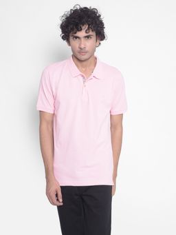 CRIMSOUNE CLUB - Men's Pink Polo T-shirt