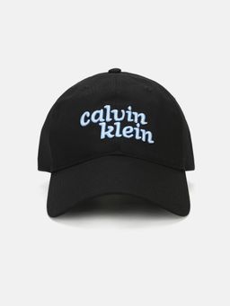 Calvin Klein - Logo Black Cotton Baseball Cap