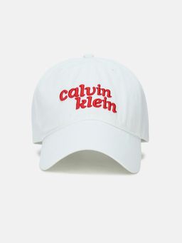 Calvin Klein - Logo White Cotton Baseball Cap