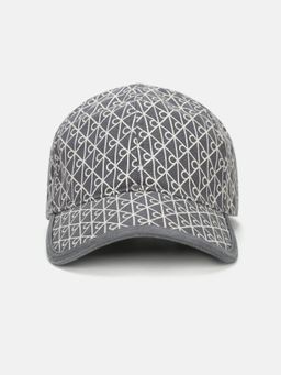Calvin Klein - Logo Grey Cotton Baseball Cap