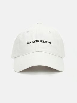 Calvin Klein - Logo Grey Cotton Baseball Cap