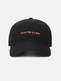 Calvin Klein - Logo Black Cotton Baseball Cap