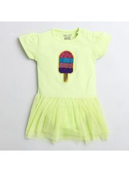 Polka Tots - Cotton Half Sleeve Candy Print Onesies