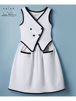 Arias by LARA DUTTA - Girls One Piece White Dress