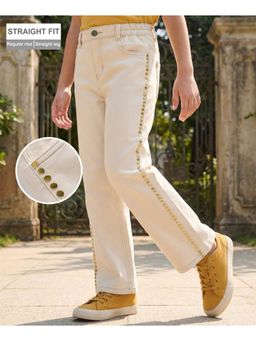 Arias by LARA DUTTA - Girls Denim Straight Fit Jeans