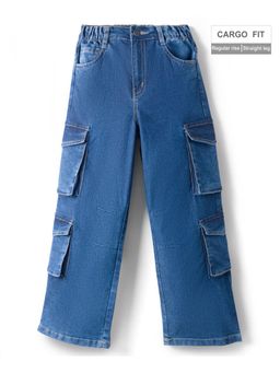 Arias by LARA DUTTA - Boys Cotton Elastane Denim Full Length Straight Fit Jeans