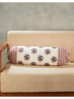Fabindia - Gulzar Printed Cotton Bolster Cover