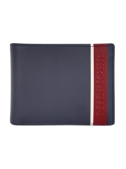 Tommy Hilfiger - Bruce Men Leather Global Wallet - Navy