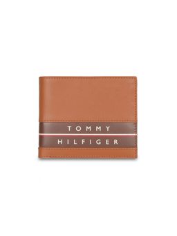 Tommy Hilfiger - Rewey Men Leather Global Wallet - Tan