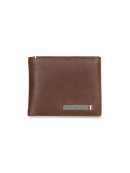 Tommy Hilfiger - Steuben Men Leather Global Textured Wallet - Brown