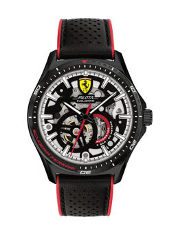 Scuderia Ferrari - PILOTA EVO TURBO Mechanical Automatic Silver Round Dial Men's Watch - 0830837