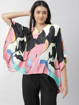 RAREISM - Off Multi-Color Printed Top