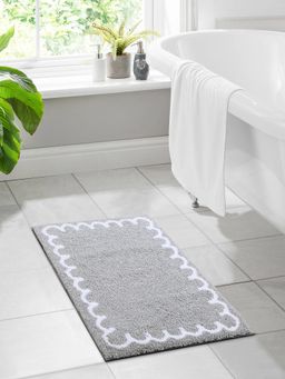 OBSESSIONS - Anti-skid Ultra Absorbent Bath Mat Silver