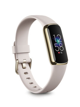 White and gold smartwatch Clearance