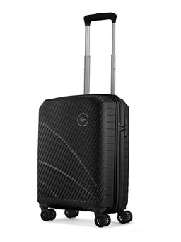 Skybags - Streax Black Hard Luggage Check-in Trolley Bag with 8 Wheel & Combination Lock
