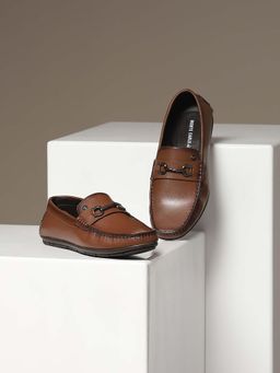 Monte Carlo - Mens Tan Micro Fibre Slip On Loafers