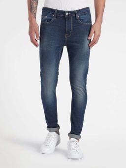 Flying Machine - Men Morrison Skinny Cropped Stone Wash Jeans
