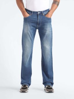 Flying Machine - Men Bruce Relax Bootcut Fit Whiskered Jeans