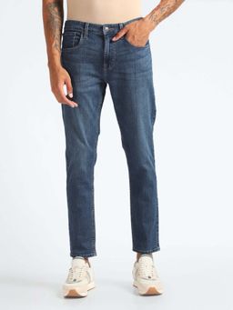 Flying Machine - Men Slash Slim Tapered Fit Stone Wash Jeans