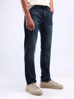 Flying Machine - Men Mid Rise Freddie Slim Straight Fit Jeans
