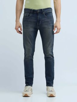 Flying Machine - Men Slash Slim Tapered Washed Jeans
