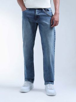 Flying Machine - Men F-Jango Straight Fit Stone Washed Jeans