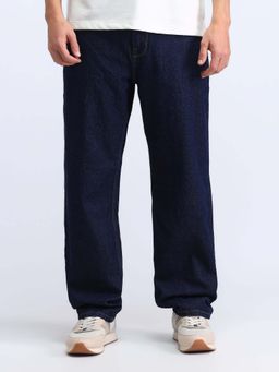 Flying Machine - Men Navy Cobain 90'S Loose Fit Jeans