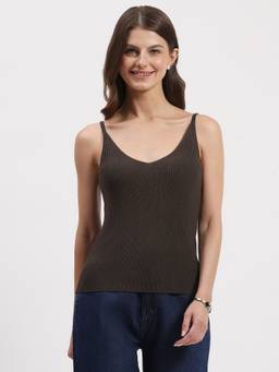 Global Republic - Viscose Textured Camisole Top for Women