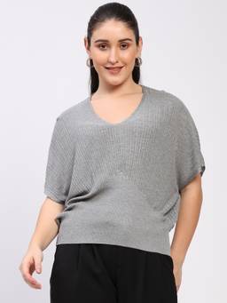 Global Republic - Viscose Knit V-Neck Top