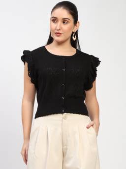 Global Republic - Cotton Blend Knit Top