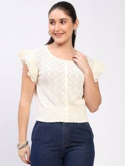 Global Republic - Cotton Blend Knit Top