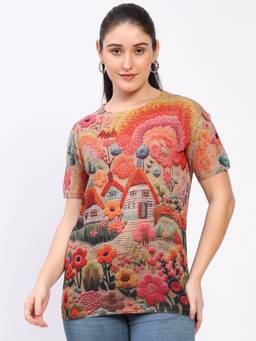 Global Republic - Poly Viscose Printed Top