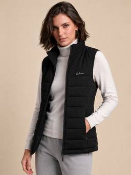 Van Heusen - Lightweight Sleeveless Gilet Jacket With Concealed Zip Pockets