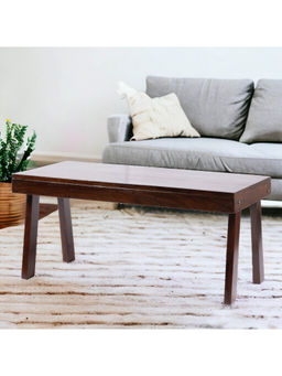 Ikiriya - Mayfield Sheesham Wood Coffee Table in Dark Walnut Finish (1 Year Warranty)