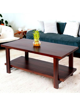 Ikiriya - Aroda Sheesham Wood Coffee Table in Dark Walnut Finish (1 Year Warranty)