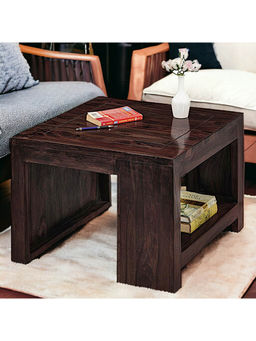 Ikiriya - Piante Sheesham Wood Coffee Table in Mahogany Finish (1 Year Warranty)
