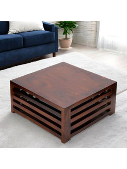 Ikiriya - Kingsville Sheesham Wood Coffee Table in Dark Walnut Finish (1 Year Warranty)