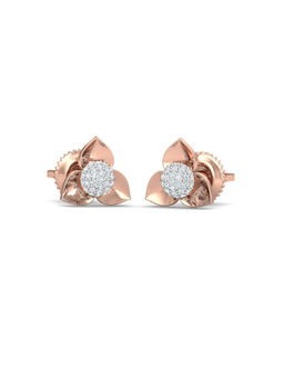 KuberBox - Kaash Stud Earrings 14K Gold
