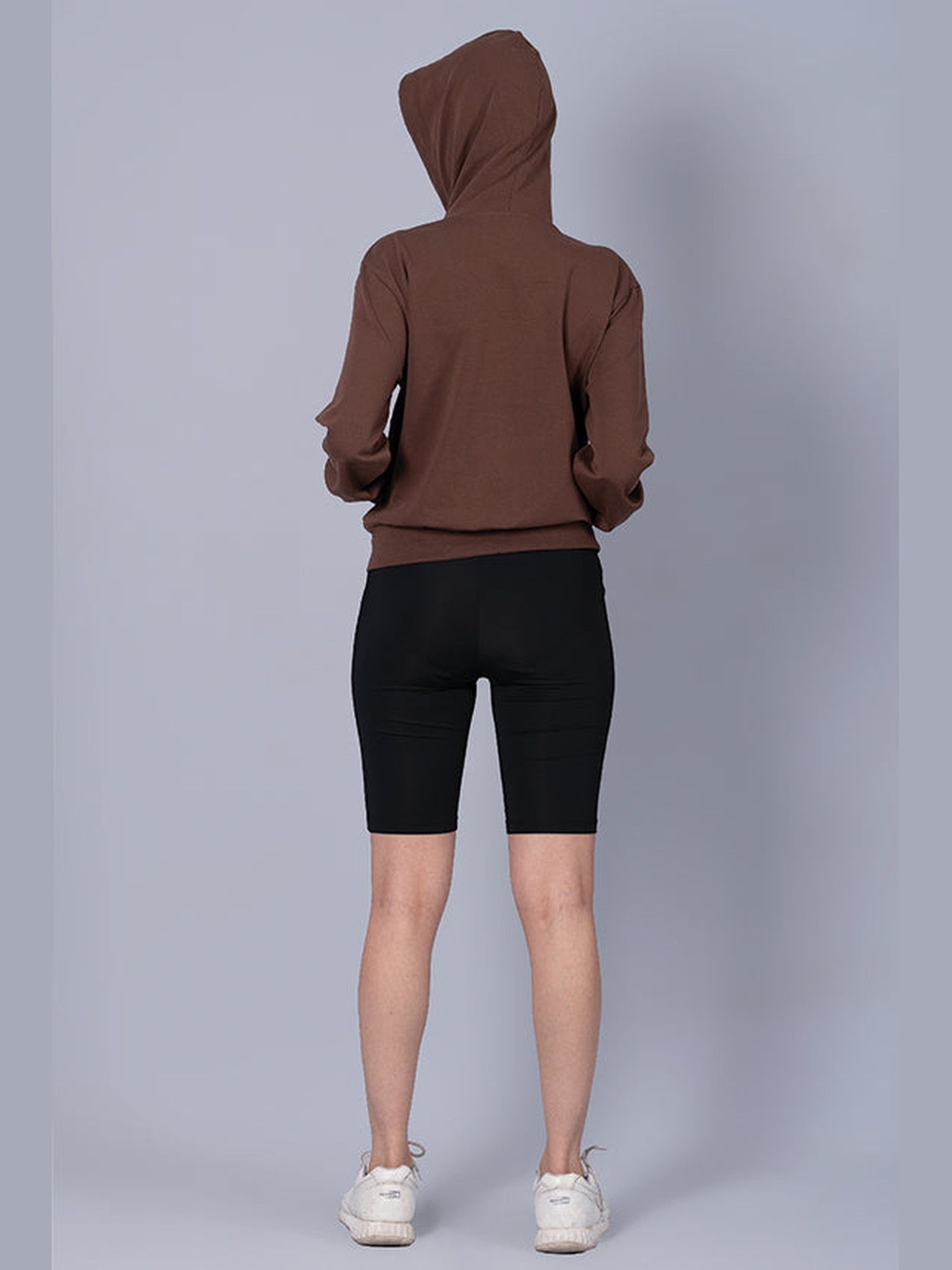 Brown Pure Cotton Hoodie