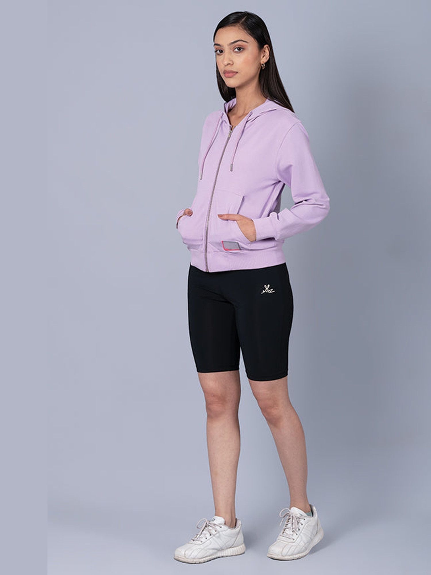 Lavender Cotton Hoodie