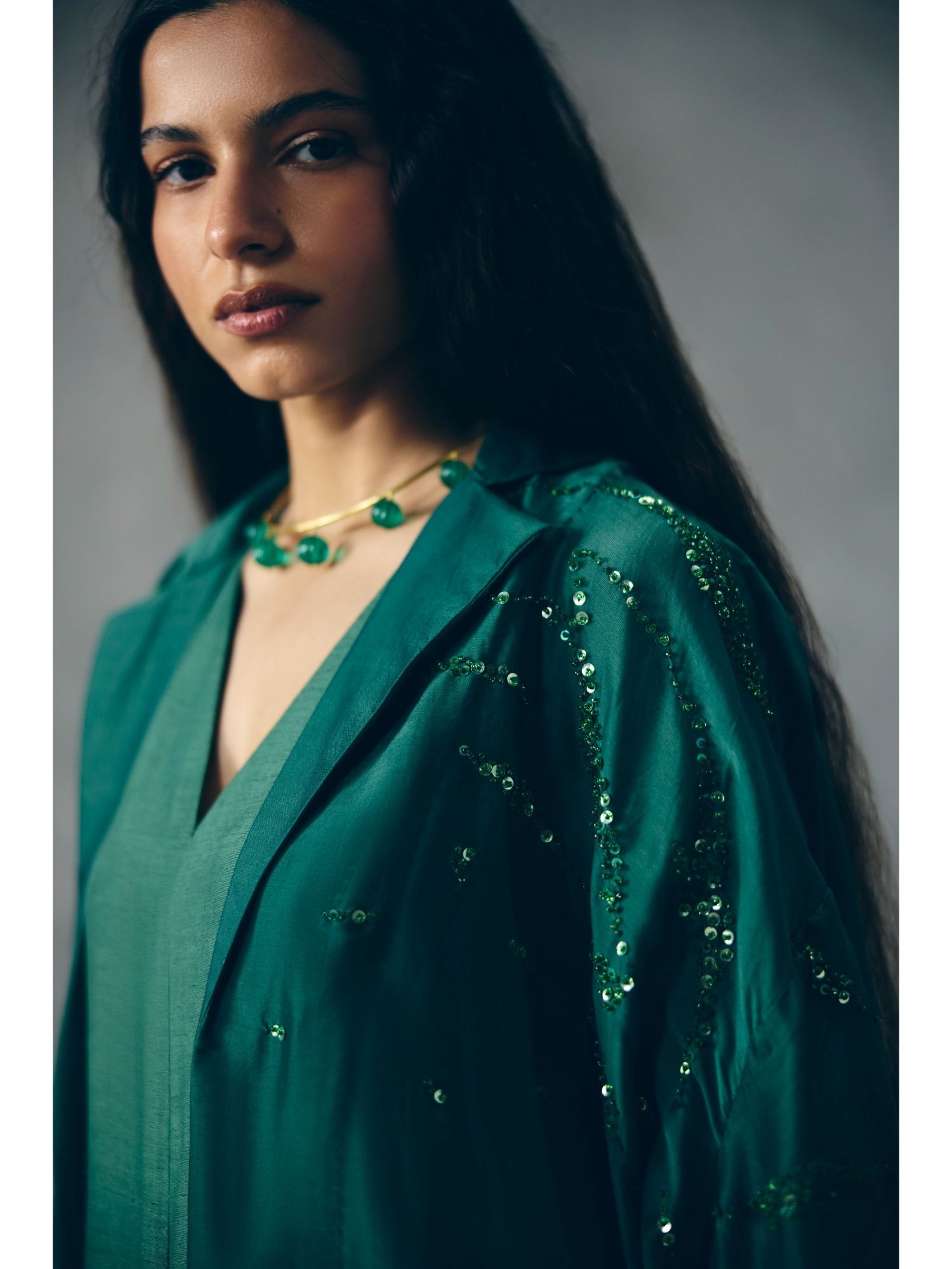 Green Wasabi Jumpsuit with Jacket