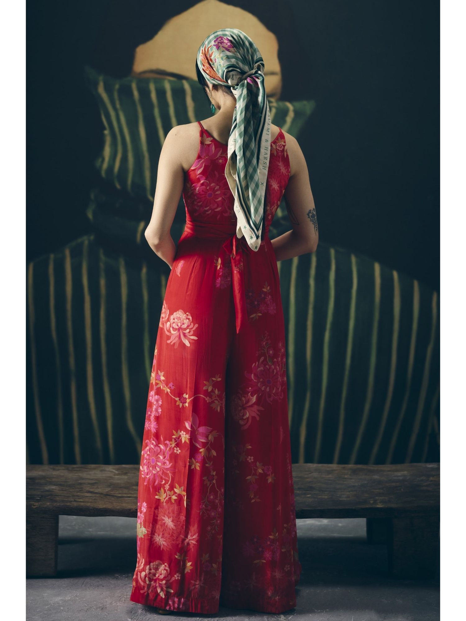 Red Alaya Jumpsuit