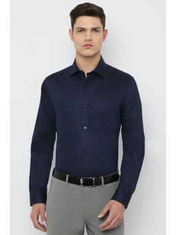 Louis Philippe - Men Navy Blue Shirt