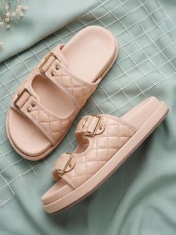 U.S. POLO ASSN. - Women Peach Eun-mi Footbed Sandals